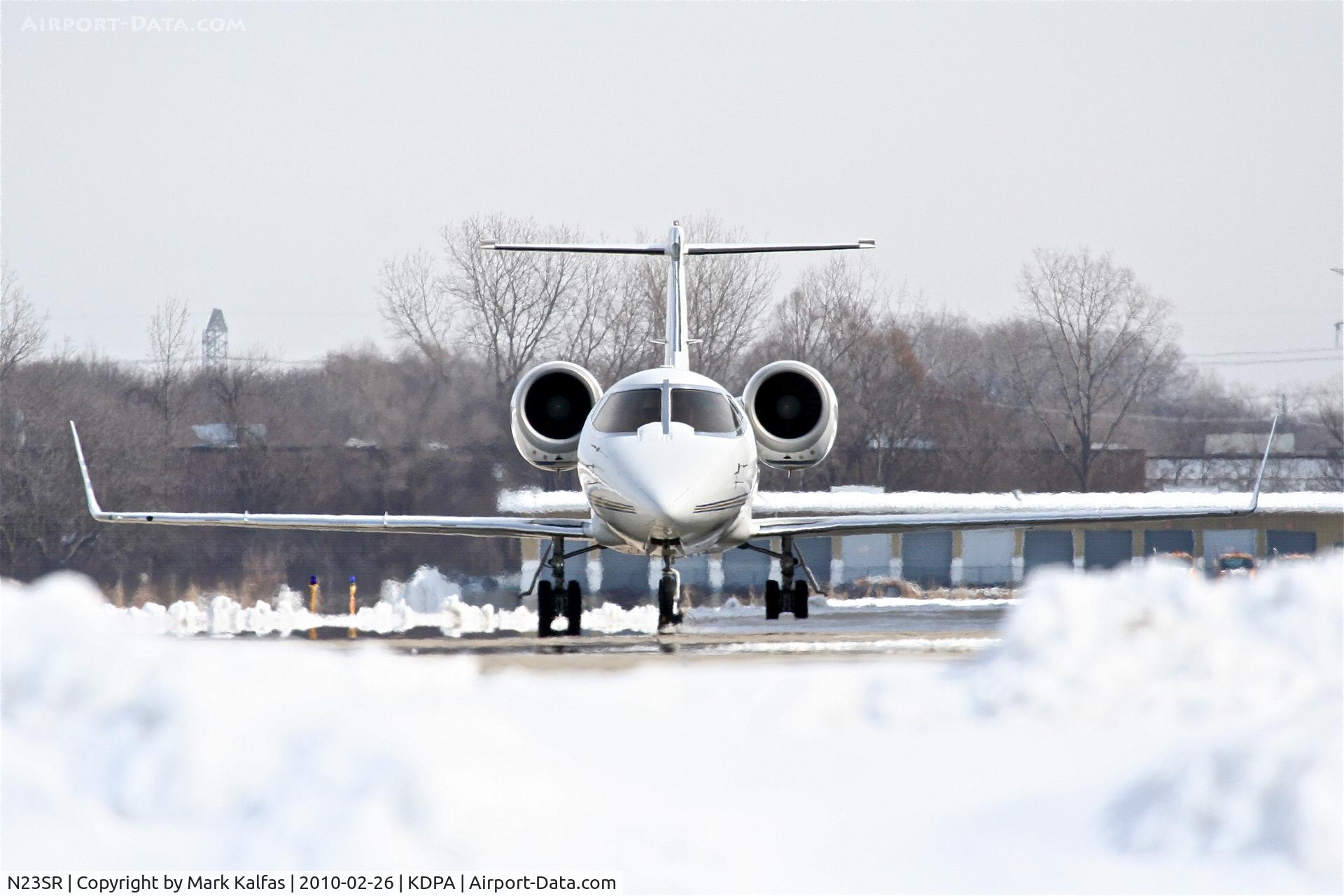 N23SR, 2001 Learjet Inc 60 C/N 229, Sears Roebuck and Co. Learjet Inc 60, N23SR at the Sears hangar preparing for a departure to KPTK.