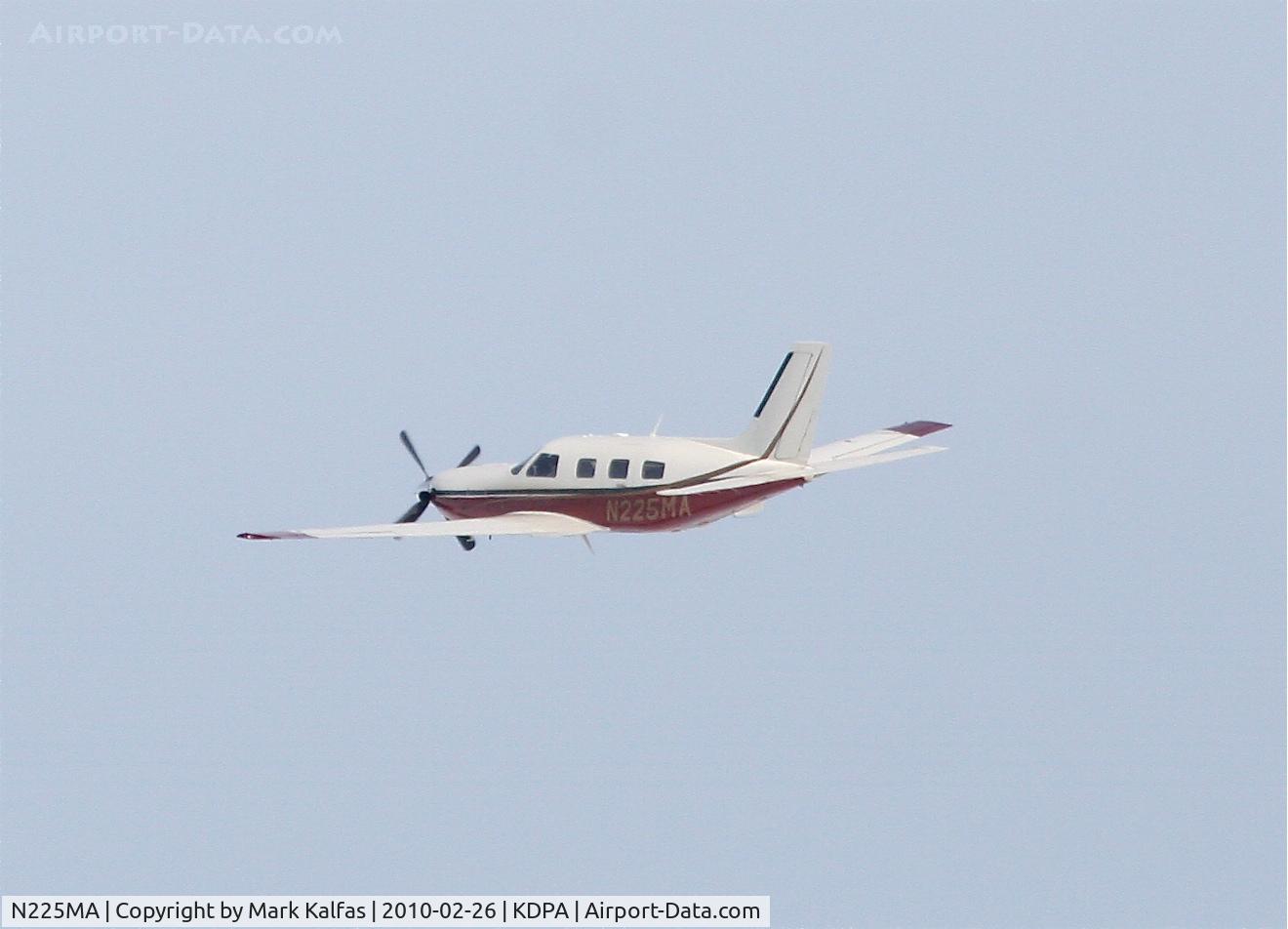 N225MA, 2001 Piper PA-46-500TP C/N 4697106, COPPERGATE LLC Piper Meridian, departing 2L KDPA for KIND.