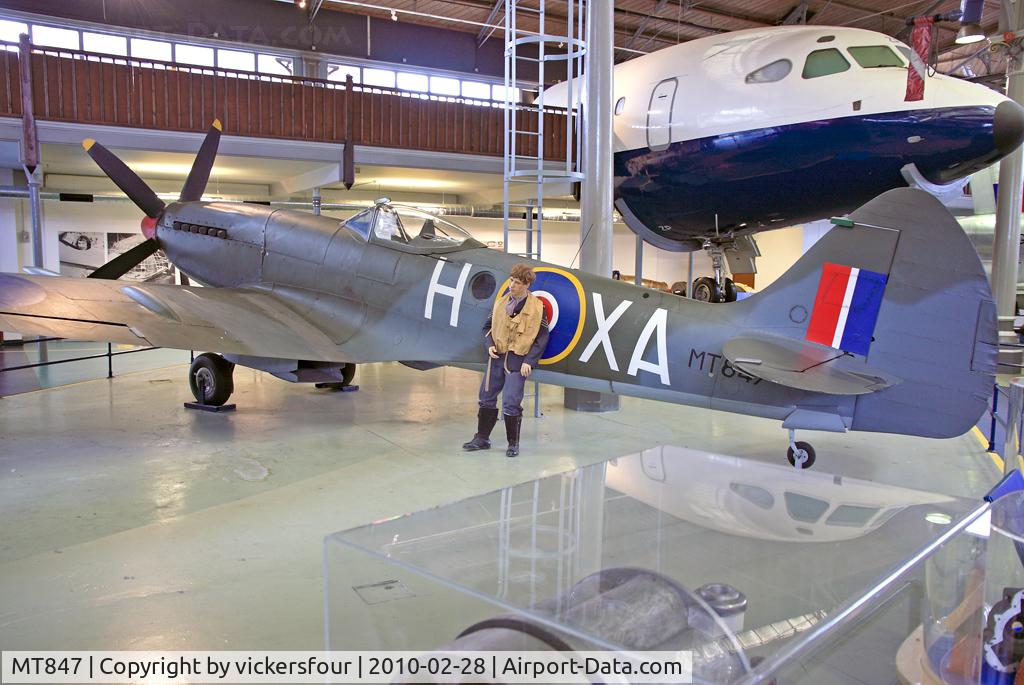 MT847, Supermarine 379 Spitfire FR.XIVe C/N 6S/643779, Museum of Science and Industry - Manchester.