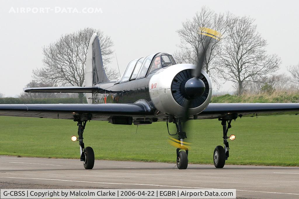 G-CBSS, 1983 Bacau Yak-52 C/N 833707, Bacau Yak-52 at Breighton Airfield, UK in 2006. 