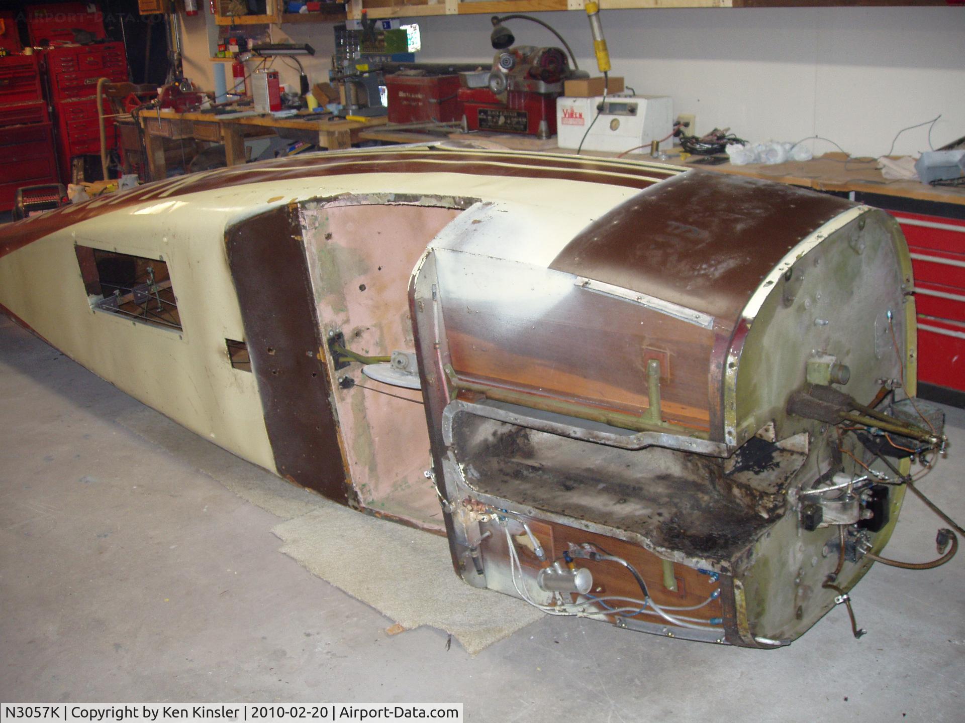 N3057K, 1946 Culver V C/N V-276, stripping for repaint