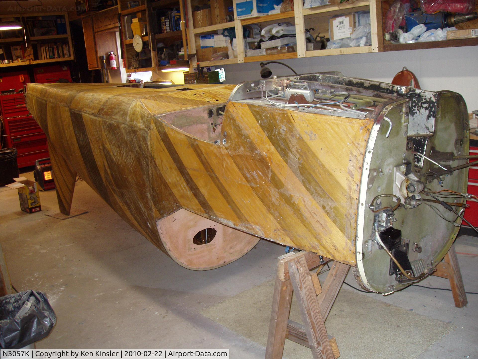 N3057K, 1946 Culver V C/N V-276, stripping for repaint