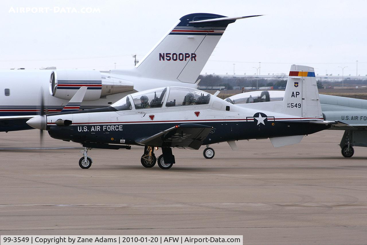 99-3549, 1999 Raytheon T-6A Texan II C/N PT-53, At Fort Worth Alliance Airport