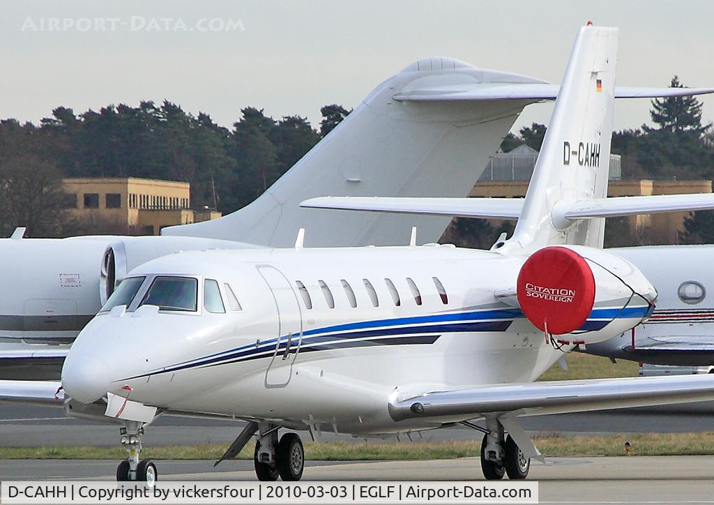 D-CAHH, 2008 Cessna 680 Citation Sovereign C/N 680-0226, Aerowest GmbH Cessna 680 Citation Sovereign (c/n 680-0226).