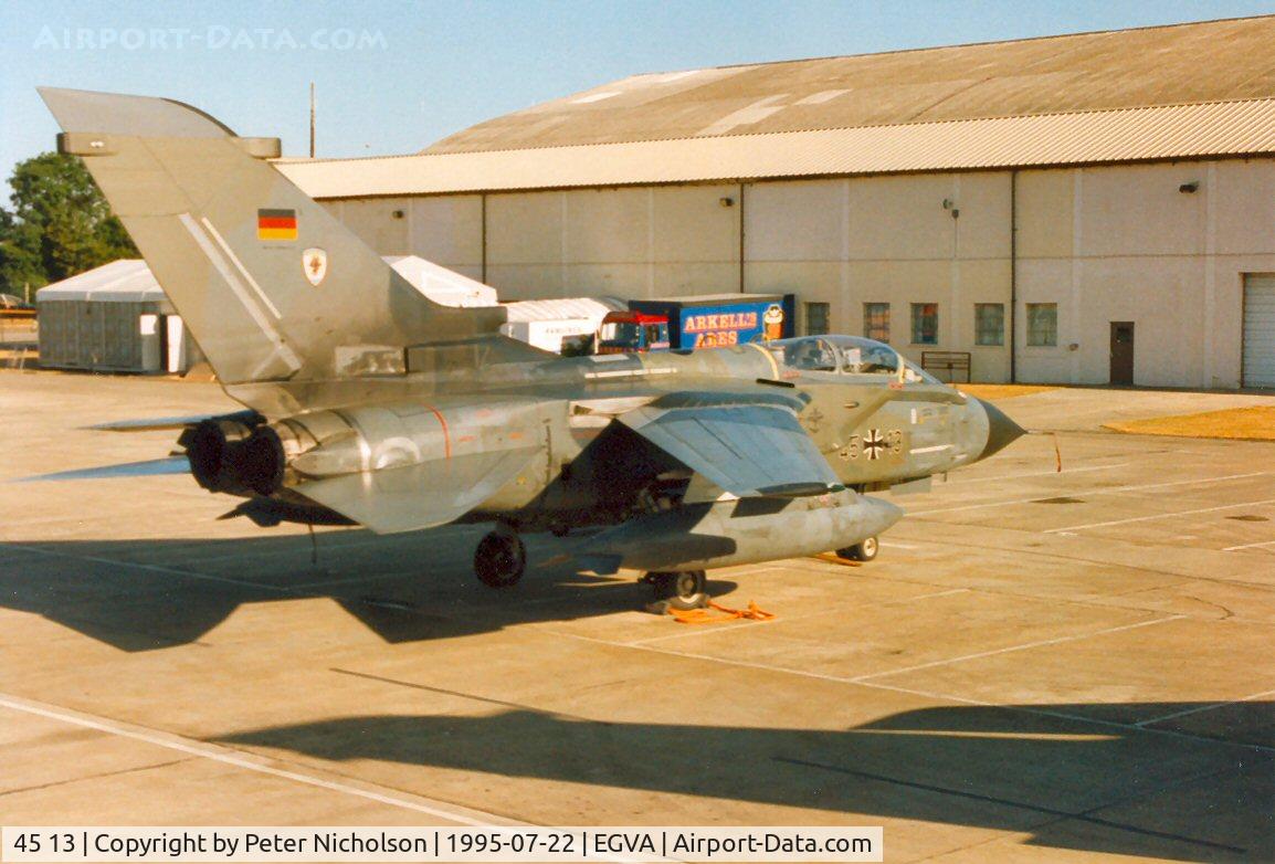 45 13, 1986 Panavia Tornado IDS(T) C/N 535/GT049/4213, Tornado IDS of Kreigsmarine MFG-2 on the flight-line at the 1995 Intnl Air Tattoo at RAF Fairford