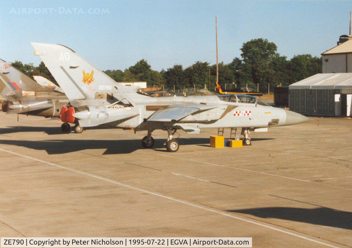 ZE790, 1988 Panavia Tornado F.3 C/N AS066/700/3317, Tornado F.3, callsign Phoenix 3, of 56[Reserve] Squadron at RAF Coningsby on the flight-line at the 1995 Intnl Air Tattoo at RAF Fairford.