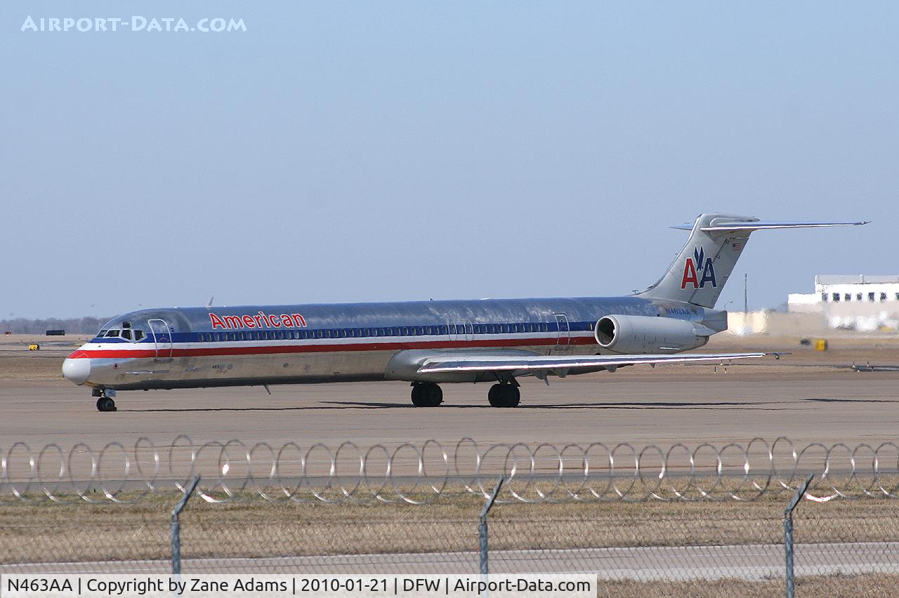 N463AA, 1988 McDonnell Douglas MD-82 (DC-9-82) C/N 49593, American Airlines at DFW