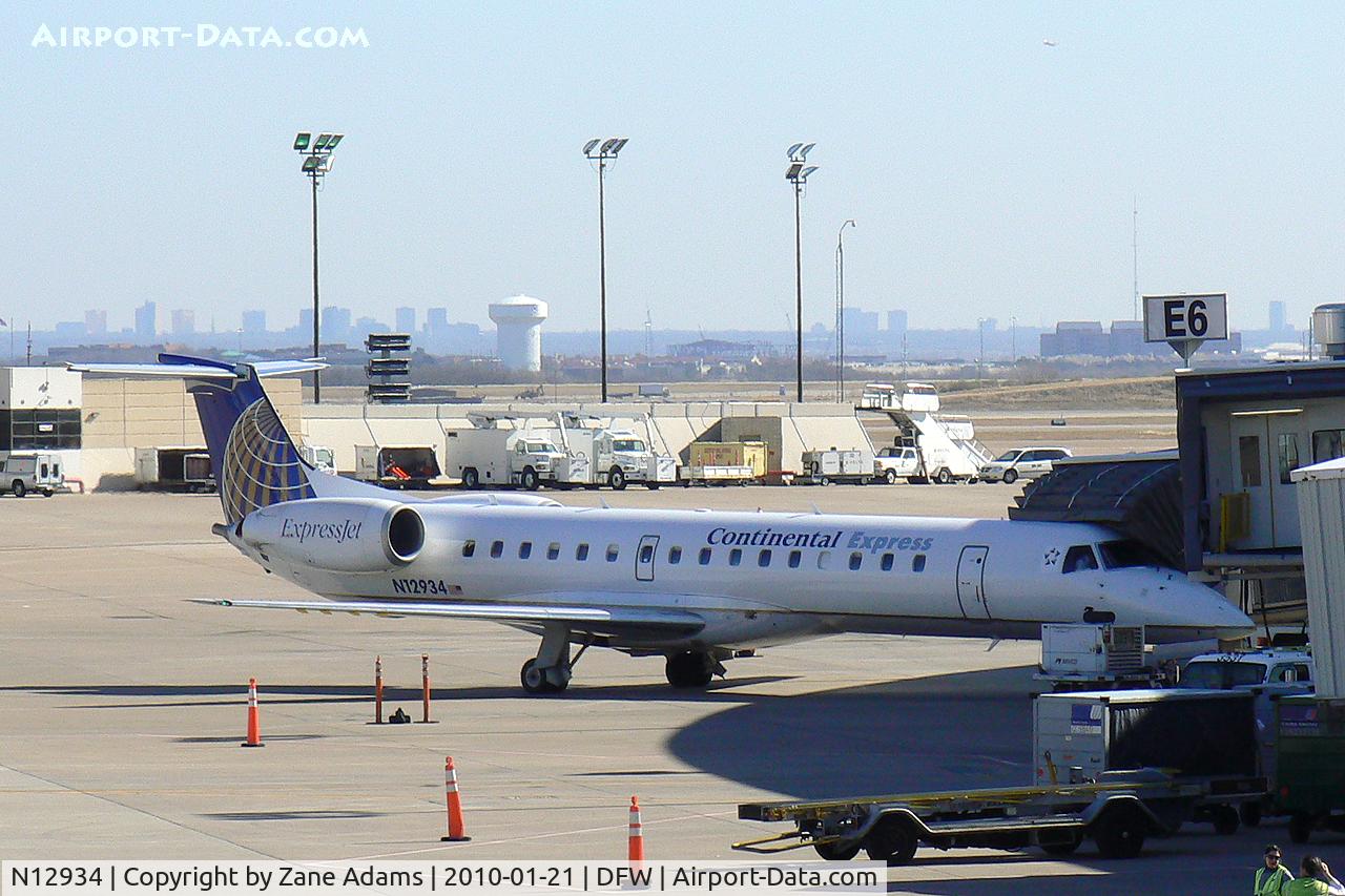 N12934, 1997 Embraer EMB-145EP (ERJ-145EP) C/N 145019, Continental Express at DFW