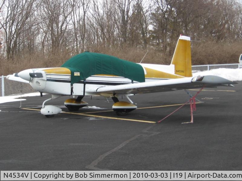 N4534V, 1979 Grumman American AA-5B Tiger C/N AA5B1264, On the ramp at Xenia, Ohio