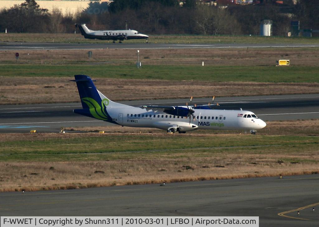 F-WWET, 2010 ATR 72-212A C/N 904, C/n 904 - To be 9M-MWI