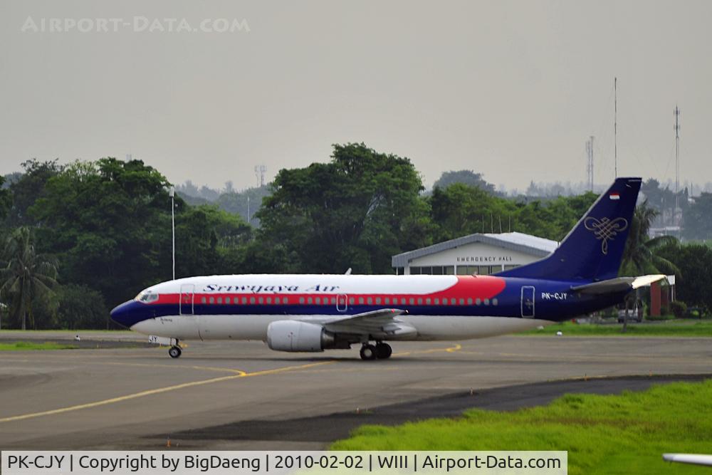 PK-CJY, 1990 Boeing 737-3Q8 C/N 24698, Taxiing out for take off ... to somewhere (destination unknown)