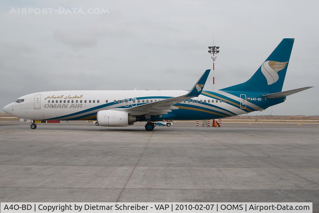A4O-BD, 2009 Boeing 737-81M C/N 35287, Oman Air Boeing 737-800