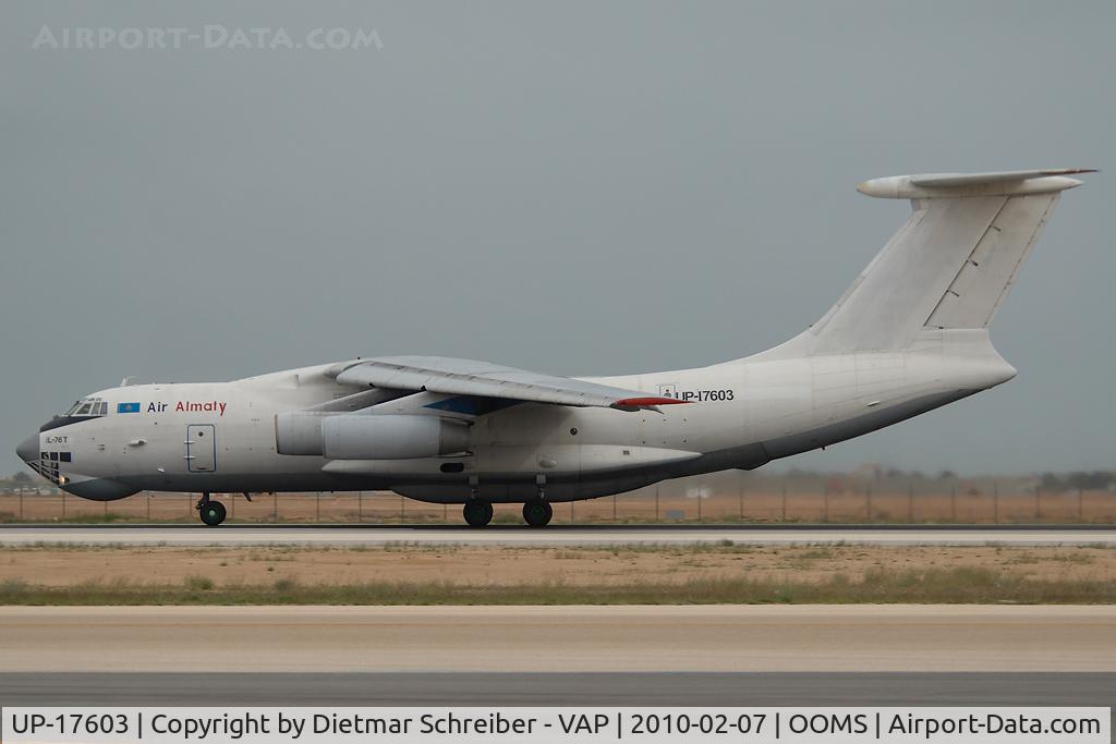 UP-17603, Ilyushin Il-76T C/N 83414432, Air Almaty Iljuschin 76