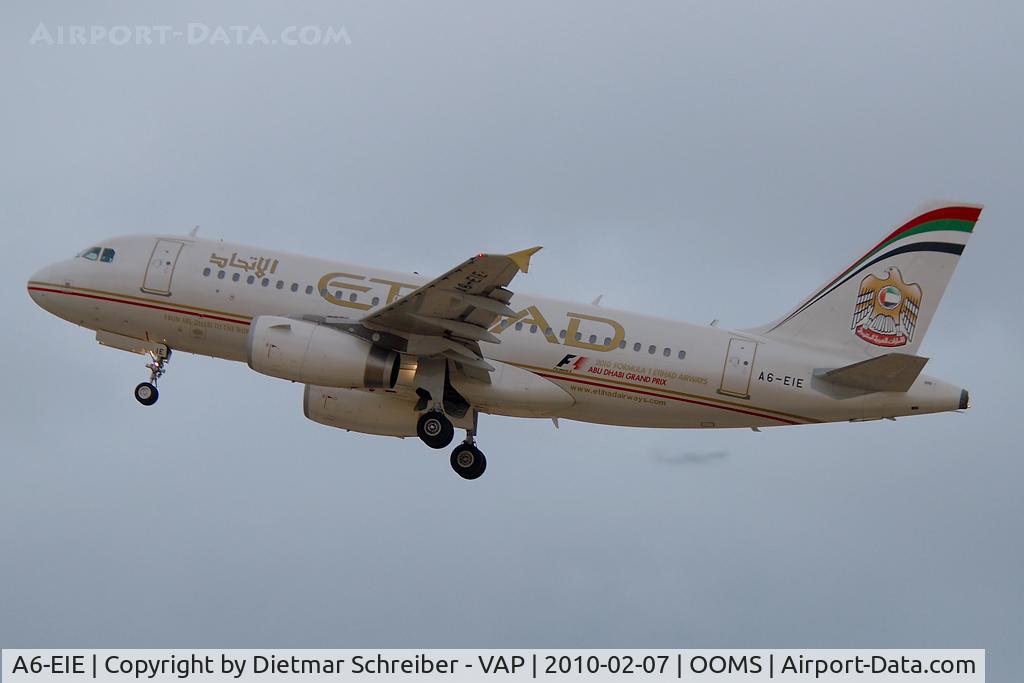 A6-EIE, 2003 Airbus A319-132 C/N 1955, Etihad Airbus 319