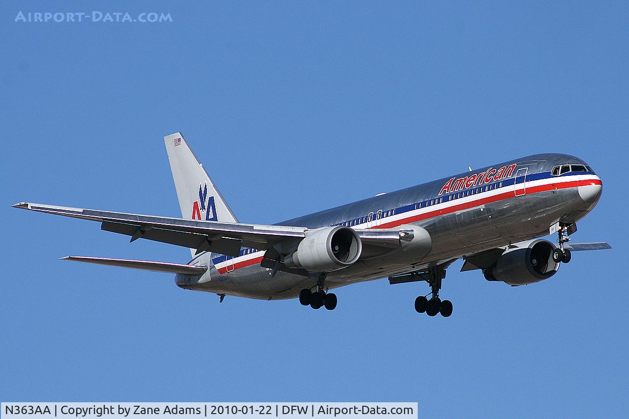 N363AA, 1988 Boeing 767-323 C/N 24044, American Airlines at DFW
