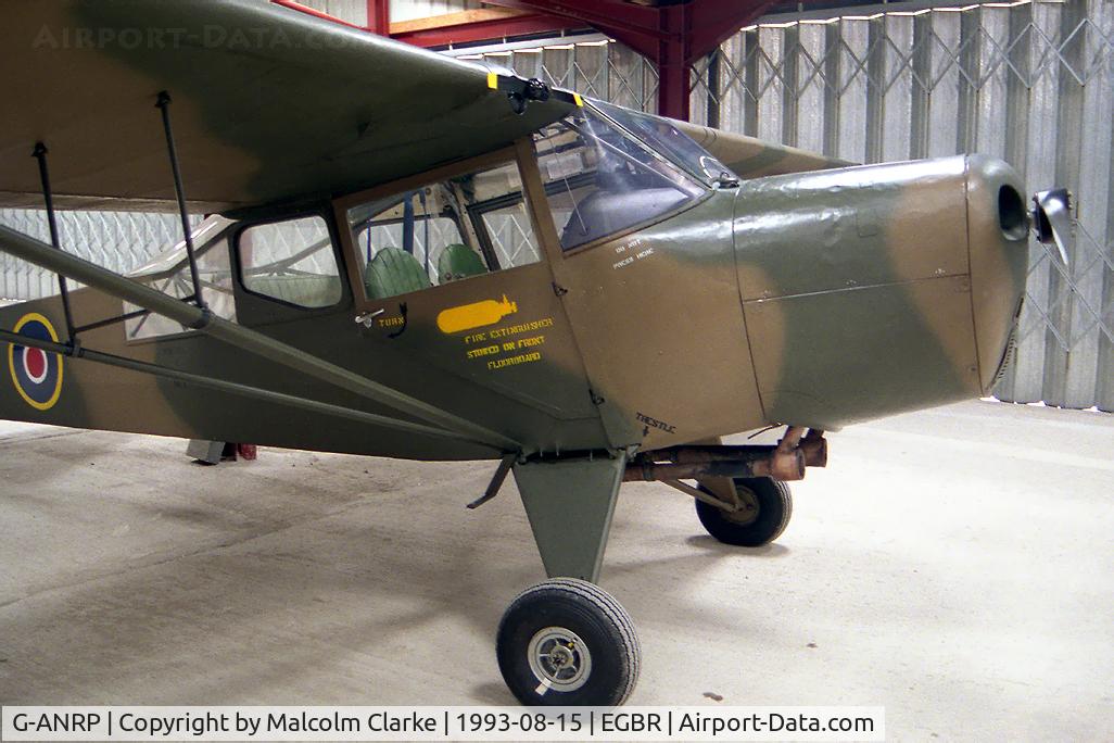 G-ANRP, 1945 Taylorcraft J Auster 5 C/N 1789, Taylorcraft J Auster Mk5 at Breighton Airfield in 1993.