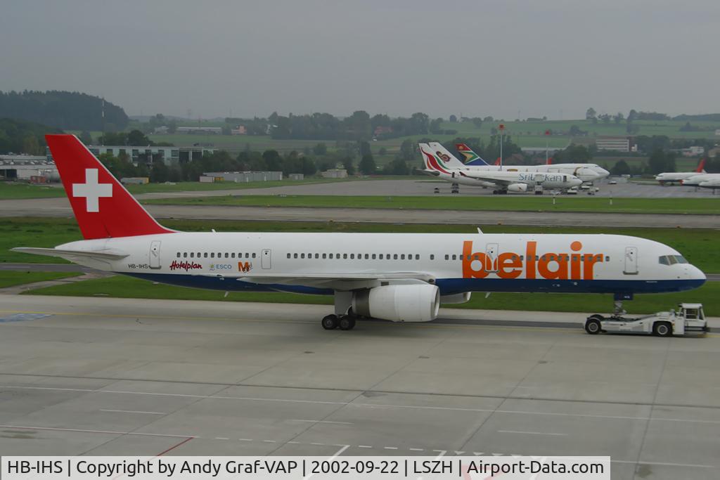 HB-IHS, 2000 Boeing 757-2G5 C/N 30394, Belair 757-200