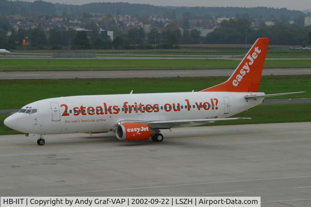 HB-IIT, 1999 Boeing 737-33V C/N 29339, Easyjet 737-300