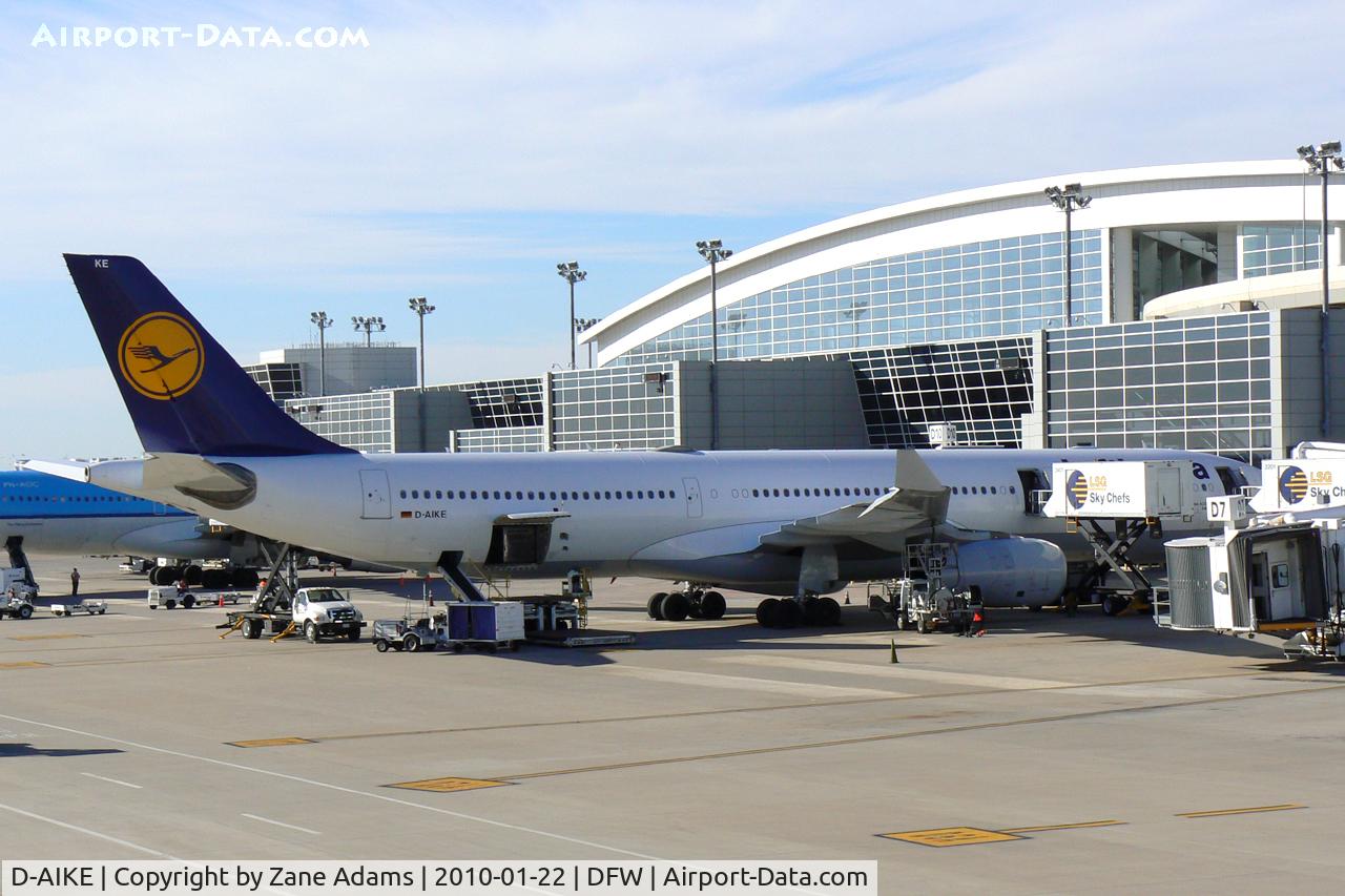 D-AIKE, 2004 Airbus A330-343X C/N 636, Lufthansa Airlines at DFW