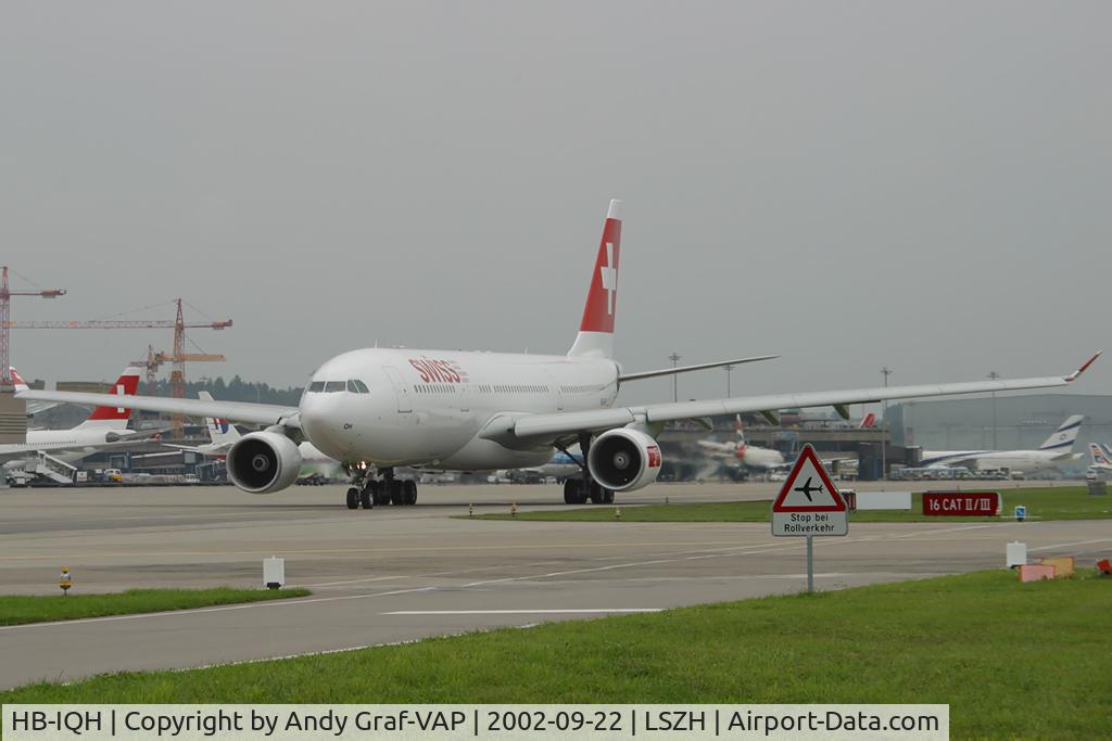 HB-IQH, 1999 Airbus A330-223 C/N 288, SWISS A330-200