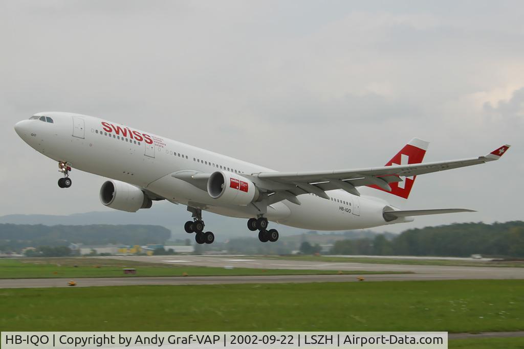 HB-IQO, 2000 Airbus A330-223 C/N 343, SWISS A330-200