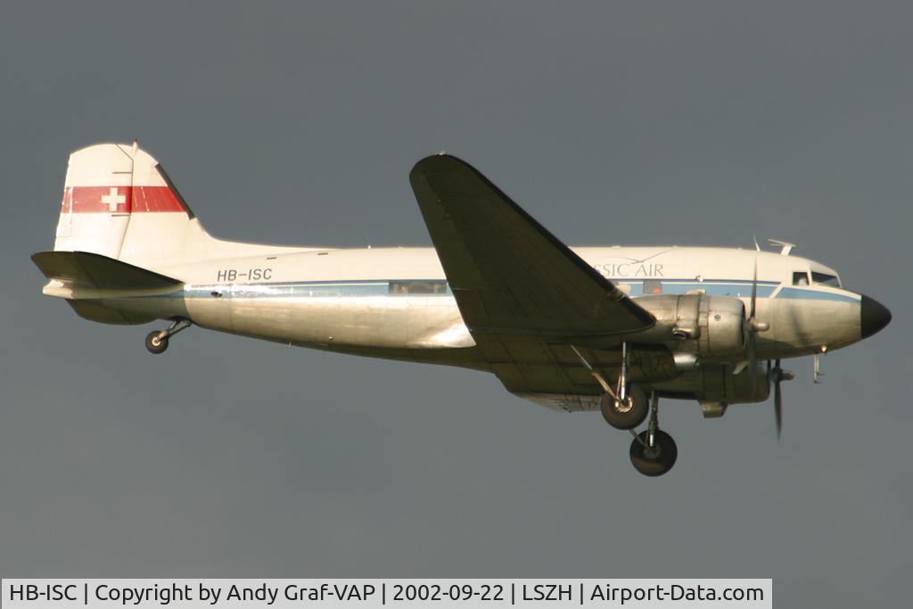 HB-ISC, 1943 Douglas DC-3C-S1C3G (C-47A) C/N 9995, Classic Air DC-3