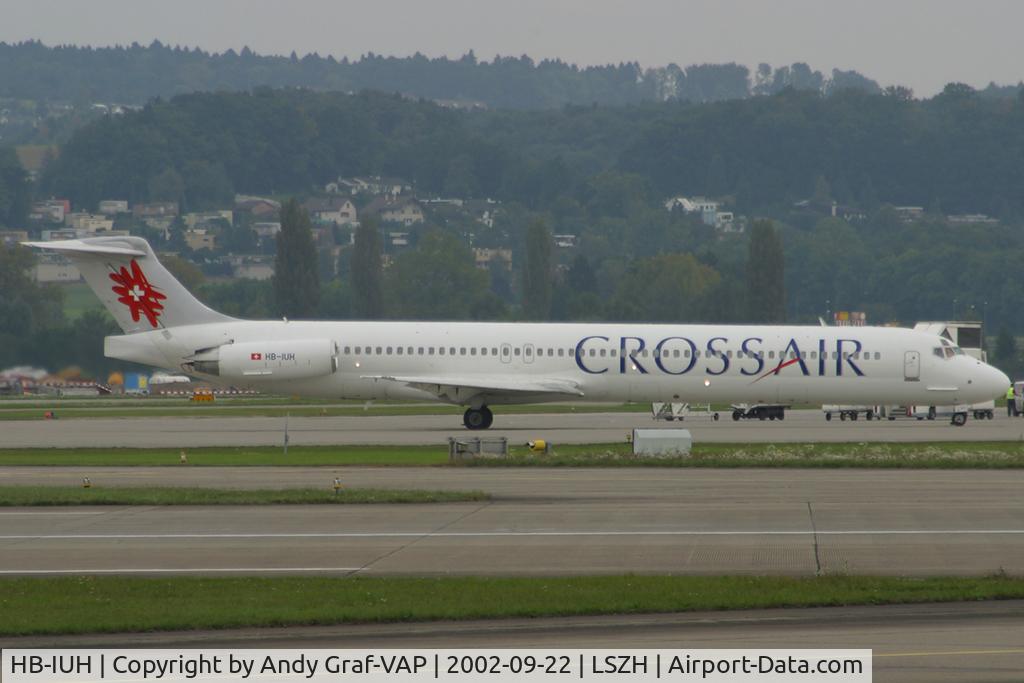 HB-IUH, 1991 McDonnell Douglas MD-83 (DC-9-83) C/N 53150, Crossair MD80
