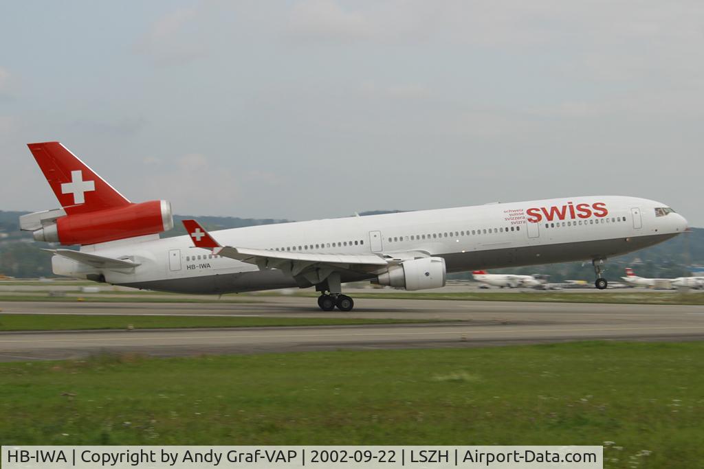 HB-IWA, 1990 McDonnell Douglas MD-11 C/N 48443, SWISS MD11