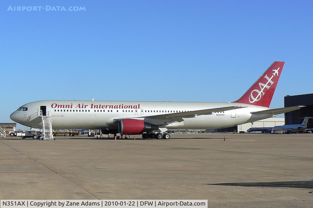 N351AX, 1995 Boeing 767-33A C/N 27908, Omni Air International at DFW