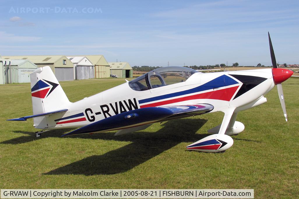 G-RVAW, 2000 Vans RV-6 C/N PFA 181-13234, Van's RV-6 at Fishburn Airfield in 2005.