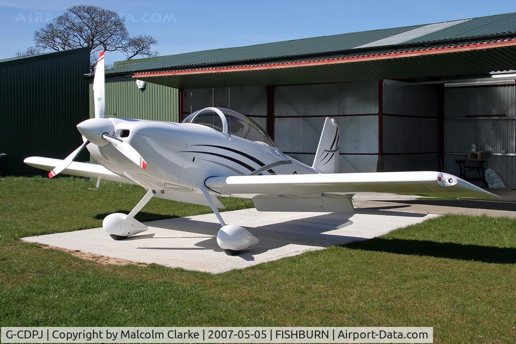 G-CDPJ, 2006 Vans RV-8 C/N PFA 303-13295, Van's RV-8 at Fishburn Airfield, UK in 2007.