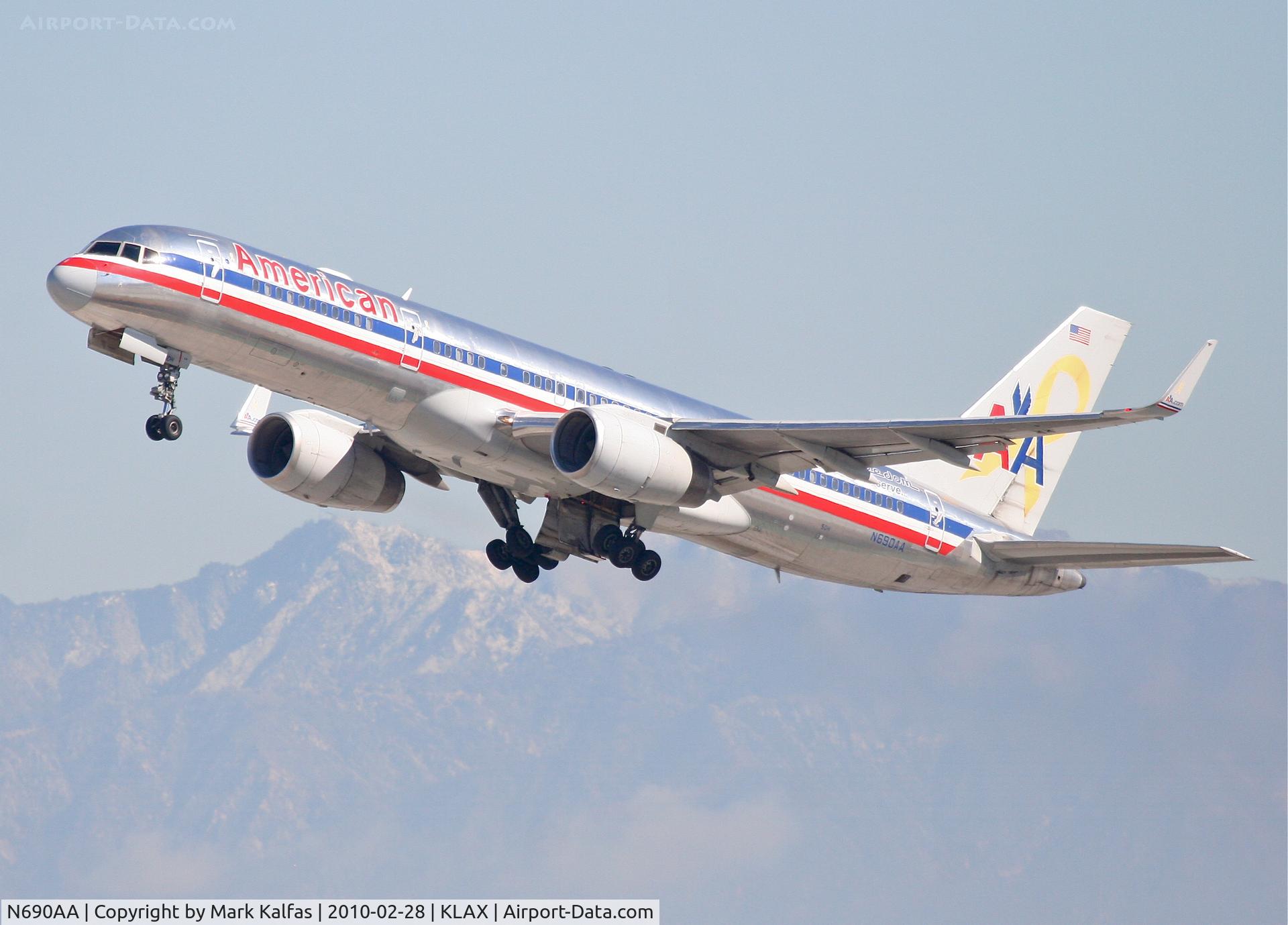 N690AA, 1993 Boeing 757-223 C/N 25696, American Airlines Boeing 757-223 
