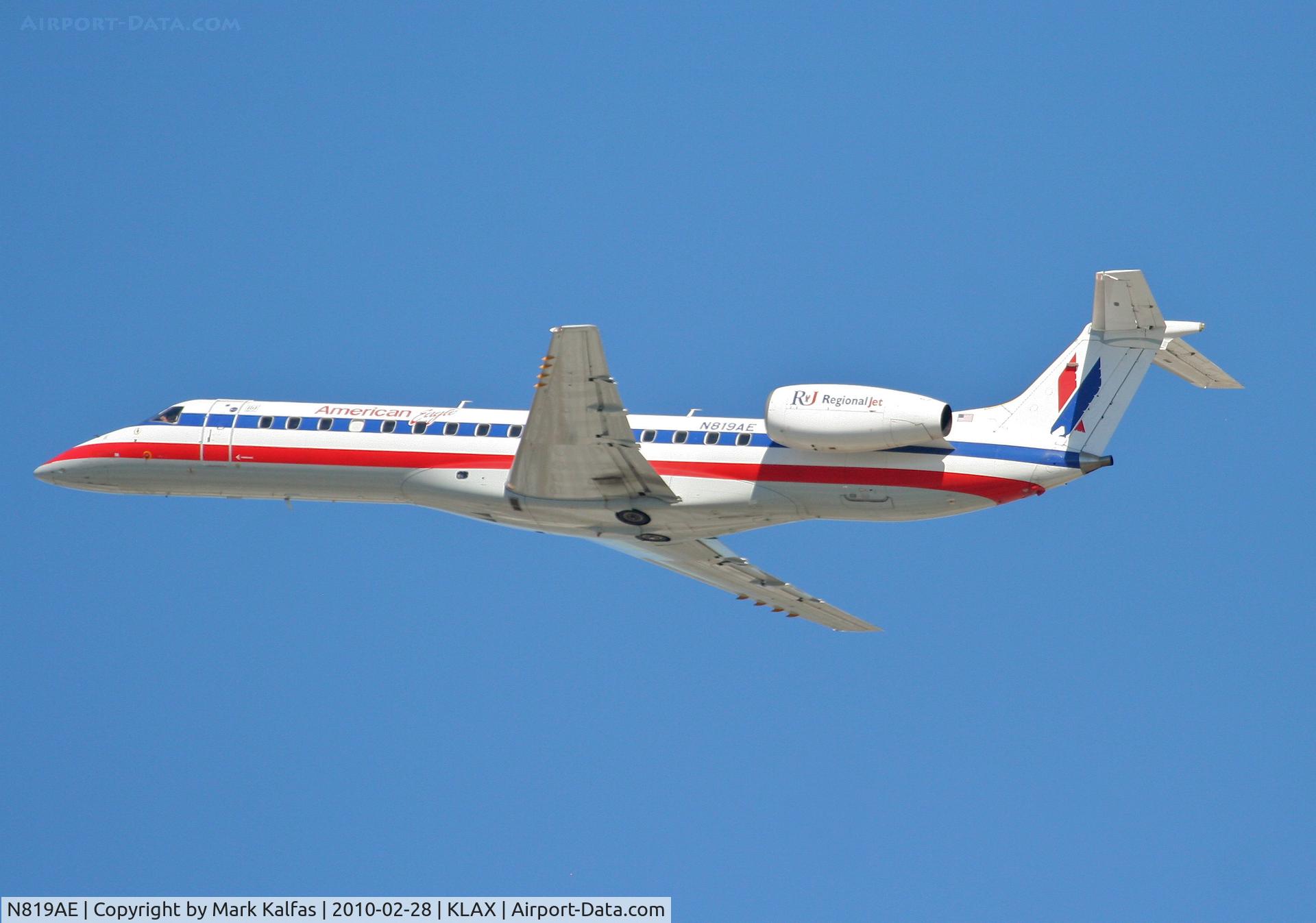 N819AE, 2002 Embraer ERJ-140LR (EMB-135KL) C/N 145566, American Eagle Embraer EMB-135KL, EGF3067 25R departure to KMRY.