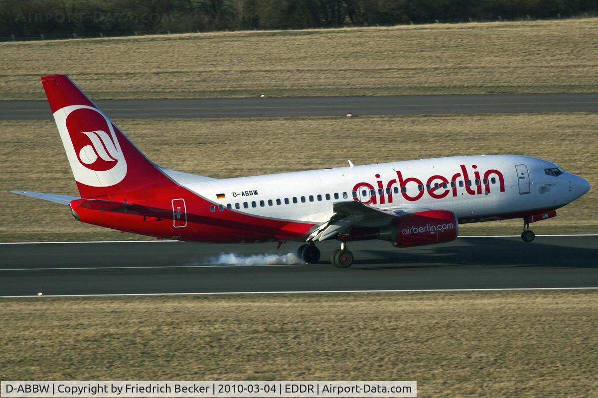 D-ABBW, 2002 Boeing 737-76Q C/N 30642, touchdown