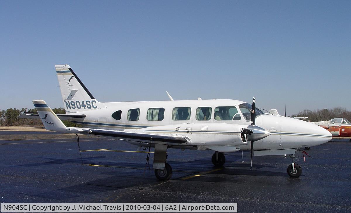 N904SC, 1981 Piper PA-31-350 Chieftain C/N 31-8152194, Parked on ramp at 6A2.