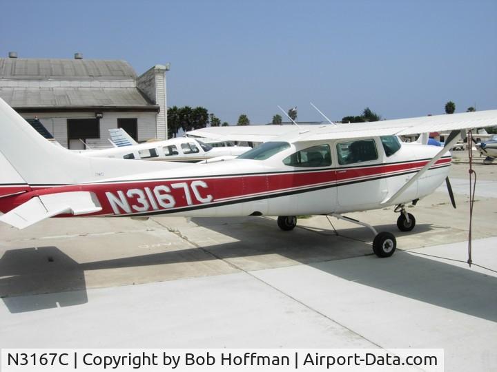 N3167C, 1978 Cessna R182 Skylane RG C/N R18200247, at Santa Barbara