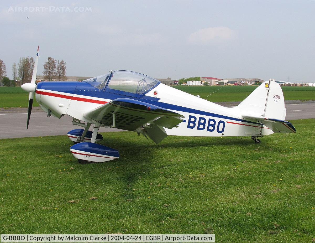 G-BBBO, 1951 SIPA 903 C/N 67, SIPA 903. At the 2004 British Aerobatic Association John McLean Trophy competition, breighton Airfield, UK.