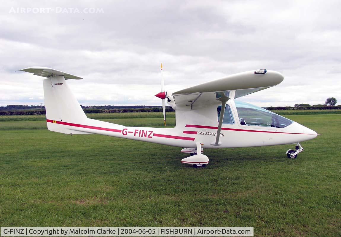 G-FINZ, 2003 Iniziative Industriali Italiane Sky Arrow 650T C/N PFA 298-13824, Sky Arrow 650T at Fishburn Airfield, UK in 2004.