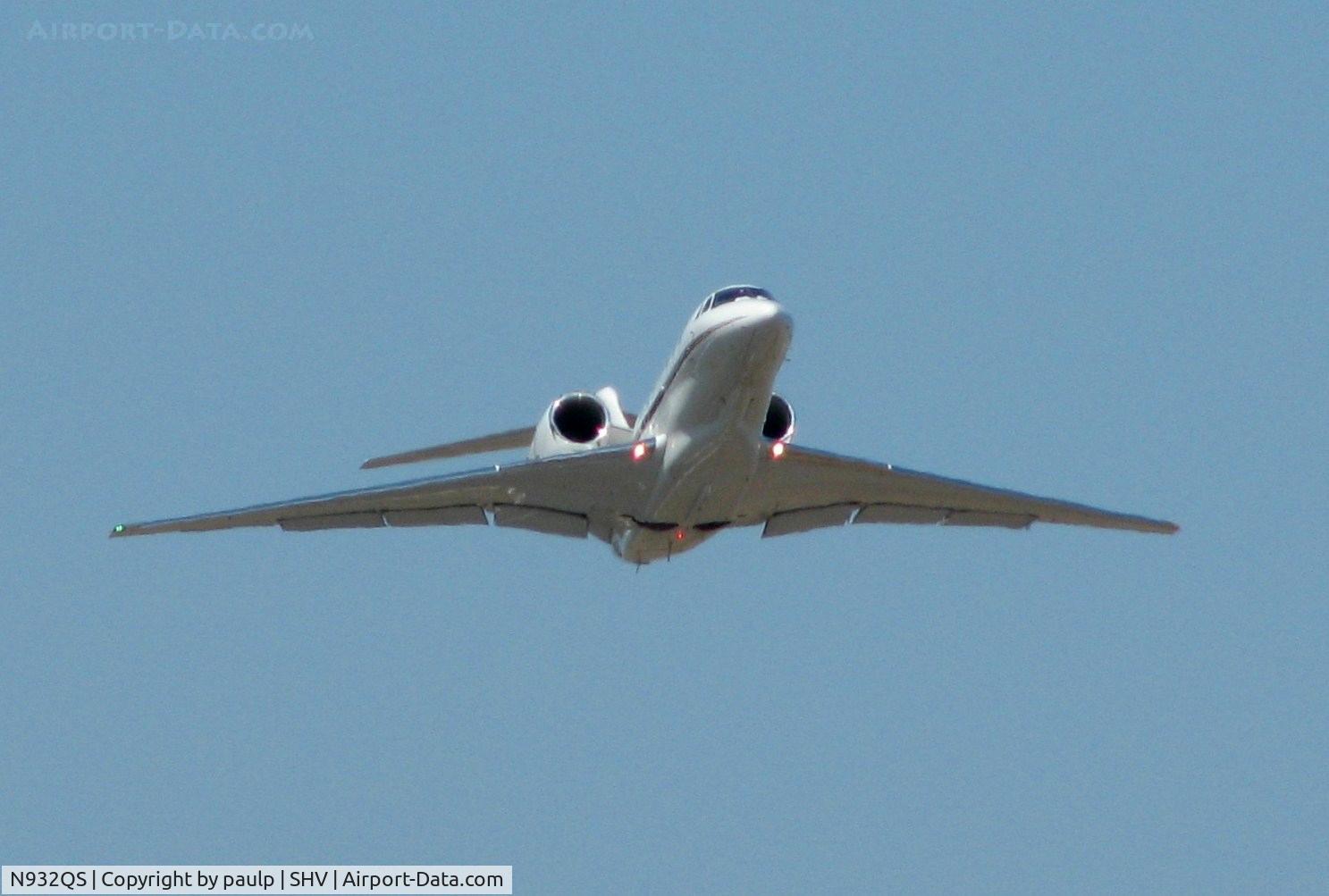 N932QS, 1997 Cessna 750 Citation X C/N 750-0032, Off of runway 14 at Shreveport Regional.