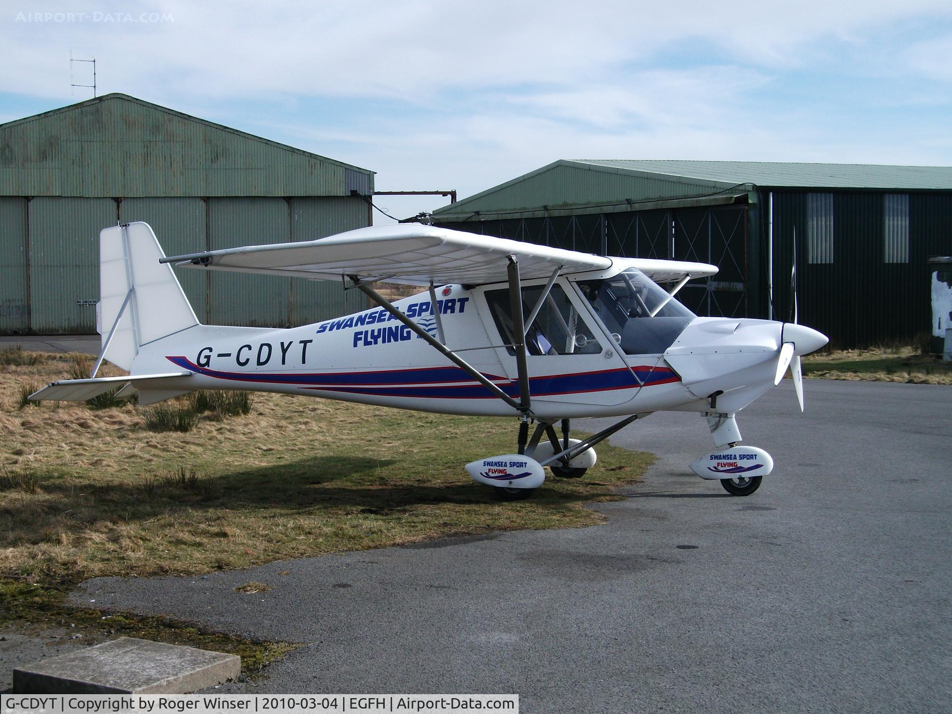 G-CDYT, 2006 Comco Ikarus C42 FB80 C/N 0603-6798, Based at the airport
