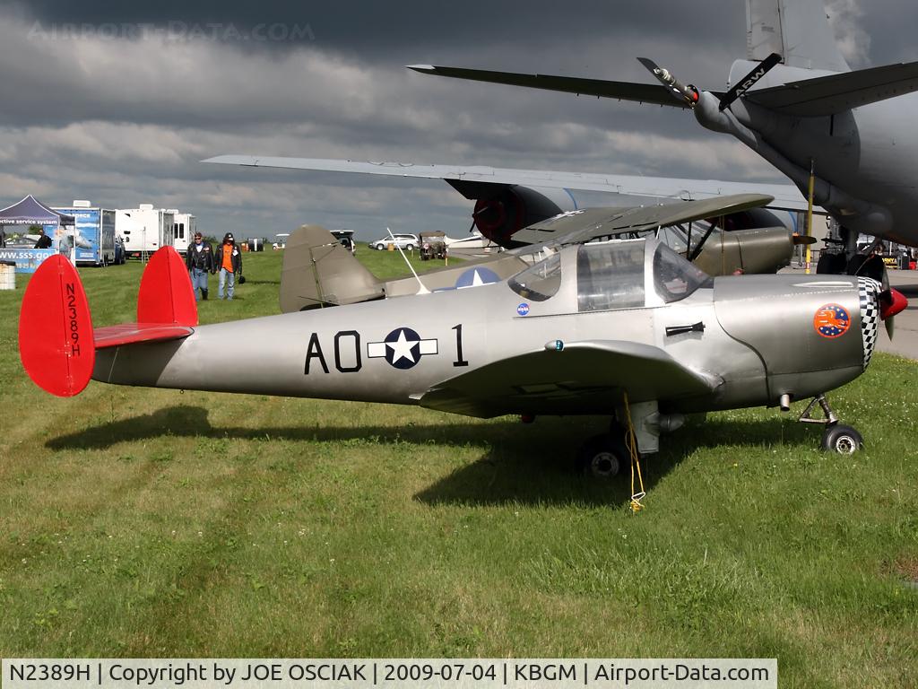 N2389H, 1946 Erco 415C Ercoupe C/N 3014, On display at Binghamton.
