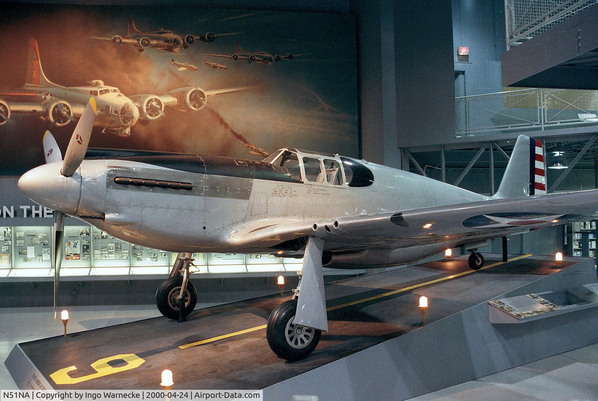 N51NA, 1941 North American XP-51 Mustang C/N 41-038, North American XP-51 Mustang Prototype at the EAA-Museum, Oshkosh WI