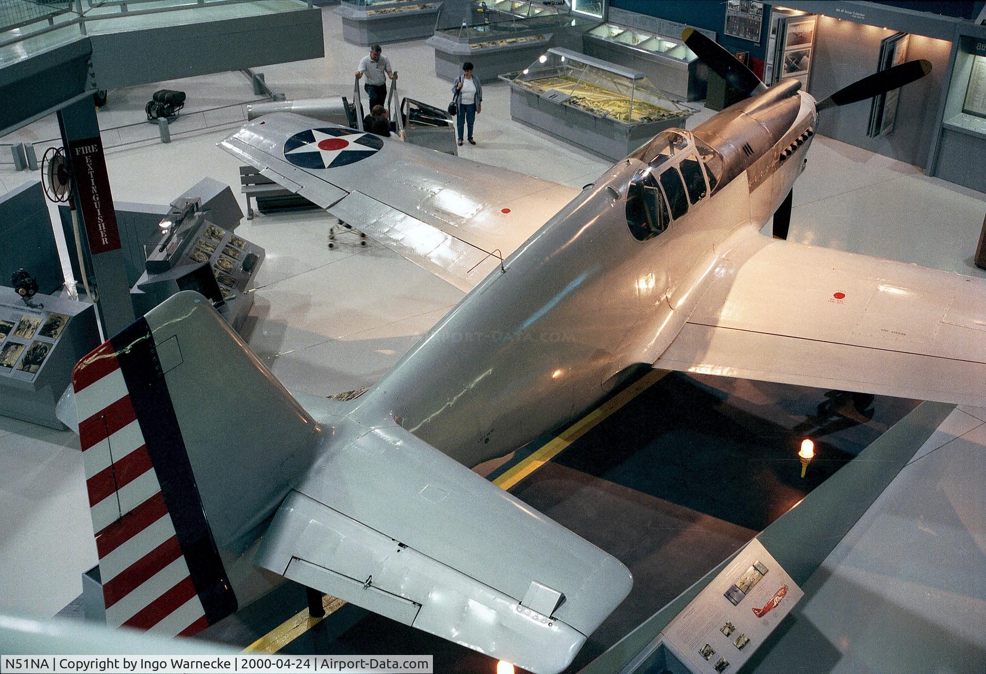 N51NA, 1941 North American XP-51 Mustang C/N 41-038, North American XP-51 Mustang Prototype at the EAA-Museum, Oshkosh WI