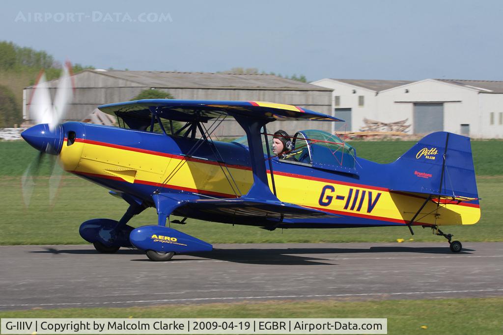 G-IIIV, 2002 Pitts S-1-11B/260 Super Stinker C/N PFA 273-13005, Pitts S-1-11B/260 Super Stinker at the 2009 John McLean Trophy aerobatic competition, Breighton Airfield, UK.