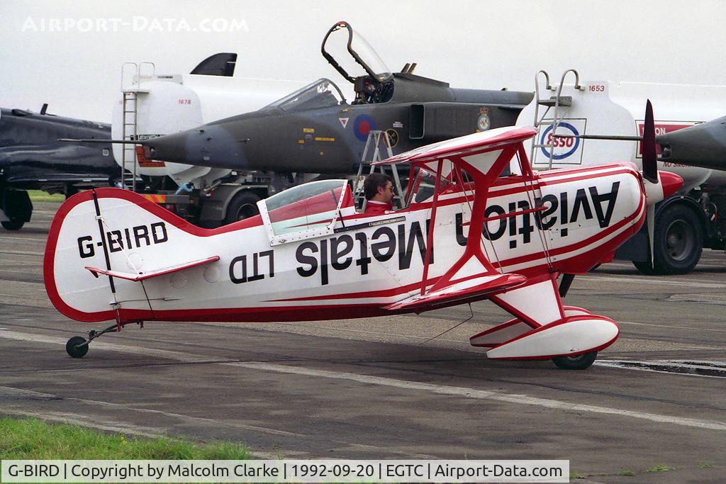 G-BIRD, 1978 Pitts S-1D Special C/N 707H, Pitts S-1D Special at Cranfield's Dreamflight Air Show in 1992.