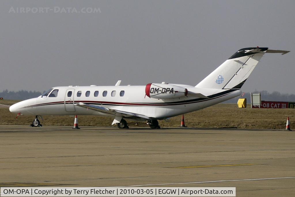 OM-OPA, 2008 Cessna 525B CitationJet CJ3 C/N 525B-0269, Citation 525B at Luton