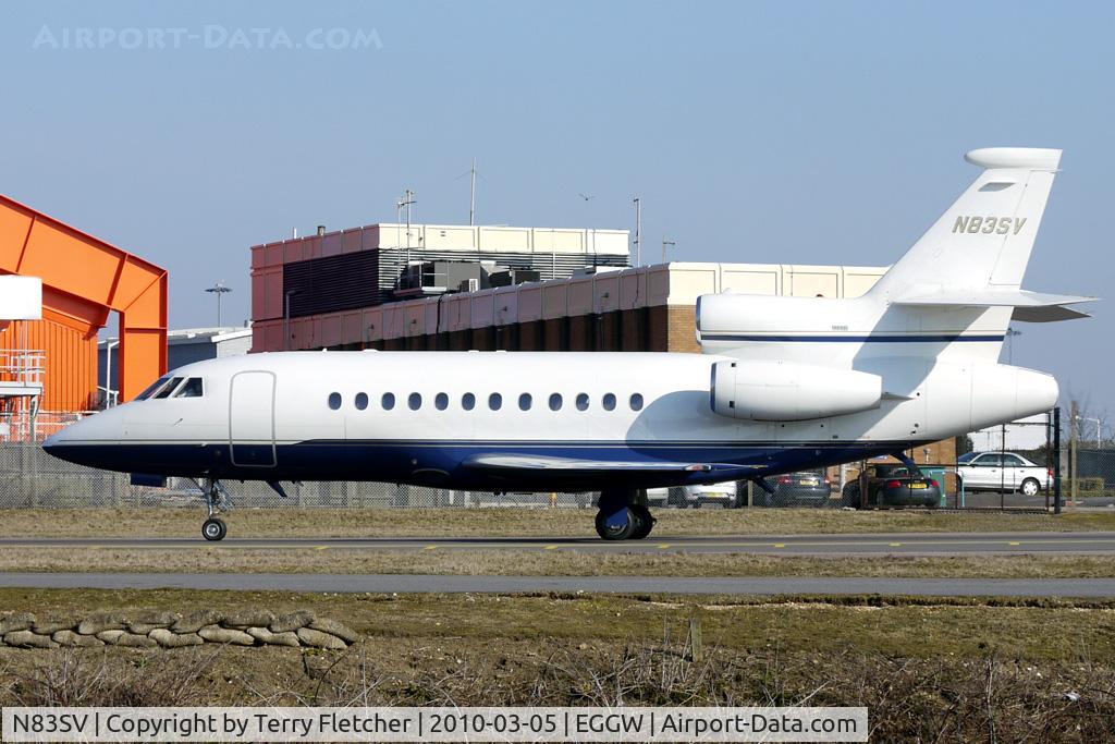 N83SV, 2000 Dassault Falcon 900EX C/N 77, Falcon 900EX at Luton