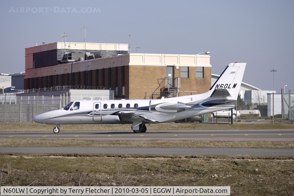 N60LW, 2006 Cessna 550 Citation Bravo C/N 550-1129, Based Citation 550 arrives back at Luton