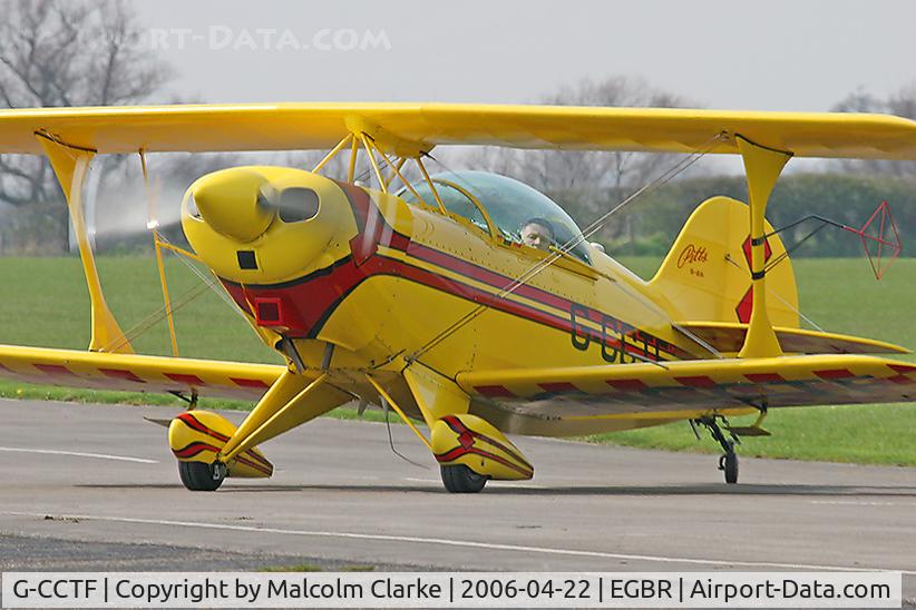 G-CCTF, 1977 Aerotek Pitts S-2A Special C/N 2146, Aerotek Pitts S-2A Special. A competitor at the 2006 John McLean Trophy aerobatics competition, Breighton Airfield, UK.