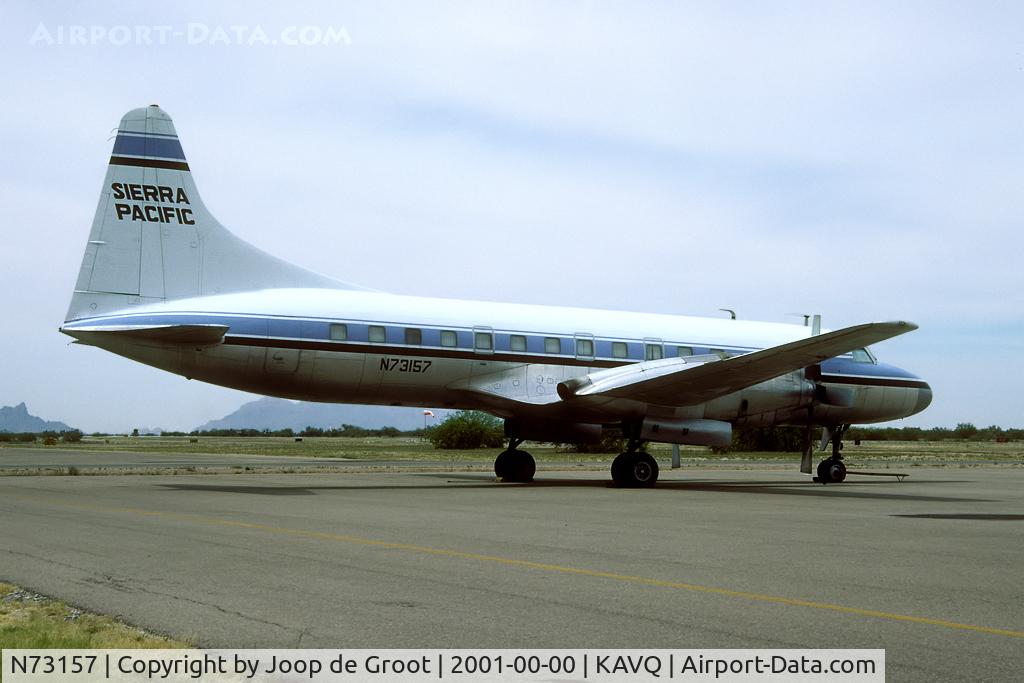 N73157, 1955 Convair CV-580 C/N 312, stored at Avra Valley